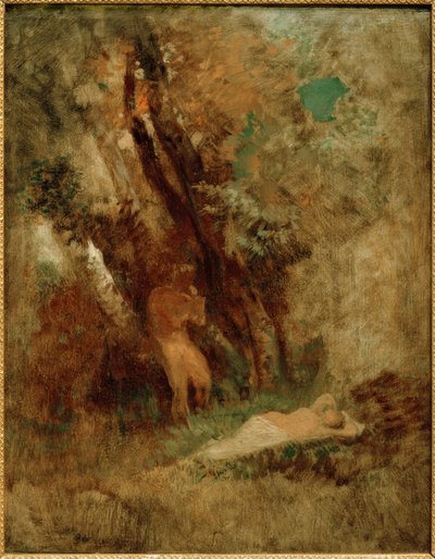 Waldlandschaft von Arnold Böcklin